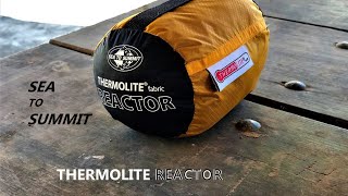 Sea To Summit Thermolite Reactor Bag Liner Review [upl. by Avrenim817]