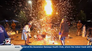 Frankenmuth Fire Arts Festival begins at Heritage Park today [upl. by Aaren]