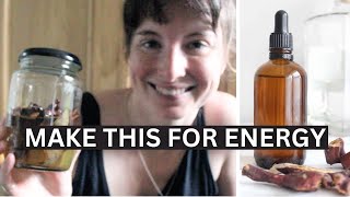 Making reishi tincture for an energy boost  cleaning DIY tincture jars [upl. by Oiramal]