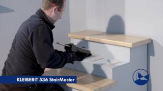 KLEIBERIT 5360 StairMaster  Treppenstufen leimen [upl. by Eibur]