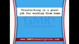 Benefits of Work at Home Transcription  GMR Transcription [upl. by Midan]