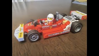 LEGO Speed Champions Ferrari 312T4 Speed Build [upl. by Aralk]