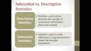 Introduction to StatisticsWhat are they And How Do I Know Which One to Choose [upl. by Elfrida506]