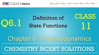 Thermodynamics Q61 Chapter 6 Class 11 CHEMISTRY NCERT Solutions [upl. by Anoved576]