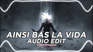 Ainsi Bas La Vida  INDILA edit audio [upl. by Ahtiekal]