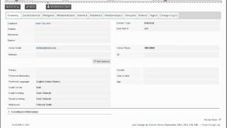 CiviCRM Demo Inline edit on contact summary [upl. by Mulford]