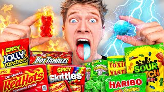 Best of CANDY CHALLENGES Worlds Most Dangerous SPICIEST vs SOUREST Foods  Giant Halloween Candy [upl. by Topping]