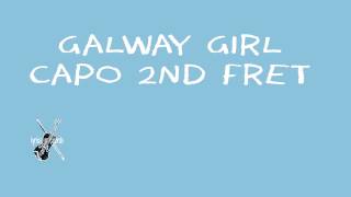 galway girl ed sheeran lyrics n chords [upl. by Irehj]