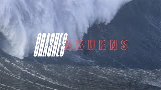 The Greatest Wipeouts From Nazaré  SURFER  Crashes and Burns [upl. by Tillfourd15]