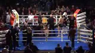 Macedonian vs Bosnian  MMA Fight  Brutal TKO [upl. by Cassell]