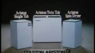 1980  Colston Ariston Twin Tub Twins [upl. by Ahsirt]