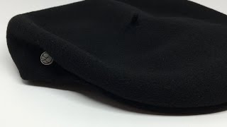 Laulhère Hats 🇫🇷 Eva Merino Wool Beret Black  Béret en laine Mérinos Eva noir [upl. by Ylremik]