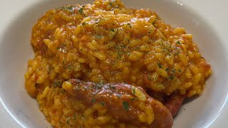 ARROZ meloso CON COSTILLAS en MONSIEUR CUISINE SMART [upl. by Annalee]