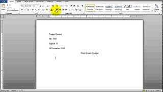 MLA Format Tutorial [upl. by Armilla852]