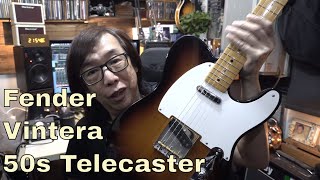 Fender Vintera 50s Telecaster in 2 Tone Sunburst [upl. by Airemahs294]