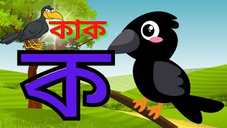 ব্যঞ্জনবর্ণ শিক্ষা ক খ গ ঘ Bangla Varnamala Bengali Alphabet Learning Banjonborno Bornomala 13No [upl. by Orapma]