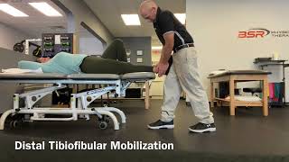 Distal Tibiofibular Joint Mobilization [upl. by Fiedler977]