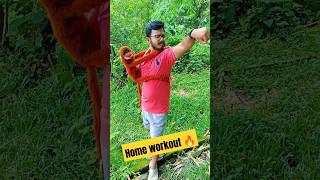 Gym वाला body❌ Home Workout ✅halkatdarbari2 majnu bodybuilding homeworkout comedy funny viral [upl. by Klarrisa]