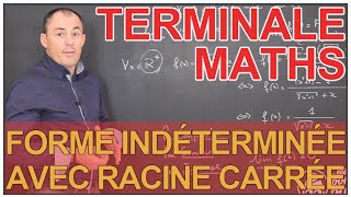 Forme indéterminée avec racine carrée  Maths TS  Les Bons Profs [upl. by Berry198]