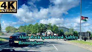 Driving around Alum Rock rd Saltley sparkbrook Birmingham England uk 4K [upl. by Kiyohara656]