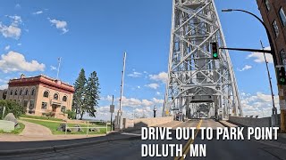 Drive out to Park Point Duluth MN [upl. by Sterrett]