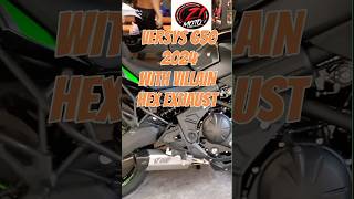 KAWASAKI VERSYS 650 2024 VILLAIN HEX EXHAUST kawasaki kawasakiversys650 zeroonemoto [upl. by Bowden]