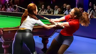 Most RIDICULOUS Moments In Women Snooker [upl. by Oliana]