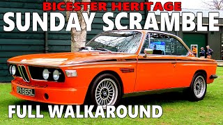 The Bicester Heritage Sunday Scramble  Full classic car show walkaround [upl. by Jezabelle]