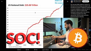 SOCANT SUA vinde BITCOIN datoria creste dar eu sunt BULLISH  Pont de Marti in Crypto 🚨😱 [upl. by Engel]