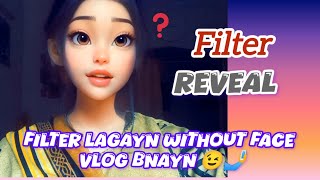 How to use Cartoon Filter for Youtube vlogs  Viral Filter Revealed  Tiktok Cartoon Filter ♥️🤳 [upl. by Evelunn]