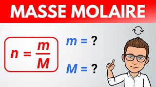 QUANTITÉ DE MATIÈRE masse et masse molaire  Chimie  Manipuler une formule [upl. by Earezed951]