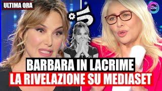 Barbara DUrso in lacrime a Domenica In svela la verità sulla Mediaset [upl. by Nekciv767]