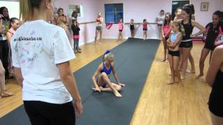 Chloe Lukasiak Knee Drop Demonstration [upl. by Hanson]