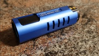 Imalent LD70 in blue  close up recording  mini LED flashlight [upl. by Martens]