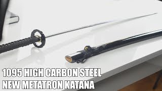 1095 High Carbon Steel Clay Tempered Folded Katana [upl. by Barth]