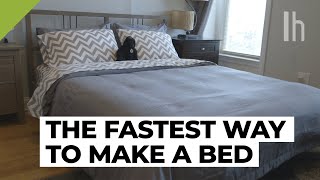 4 Hacks for Making Your Bed Faster  Lifehacker [upl. by Naji]