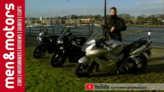 Sports Tourers Review Ducati ST4 Triumph Sprint ST amp Honda VFR 800 [upl. by Lladnew932]