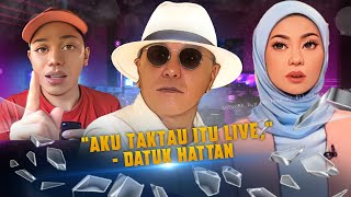 AKU TAKTAU TENGAH LIVE  DATUK HATTAN [upl. by Ardnassak]