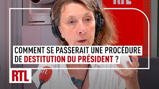 Comment se passerait une procédure de destitution du président de la République [upl. by Nauqaj]