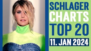 Schlager Charts Top 20  11 Januar 2024 Brandneue Ausgabe [upl. by Kalagher798]