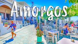 Amorgos Greece Aegiale walking tour 4k vlog very calm island Greece 2024 [upl. by Peg170]