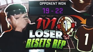 1 V 1 AGAINST TRASH TALKER LOSER HAS TO RESET THEIR MYPARK REP 😱😳😨 [upl. by Lohrman726]