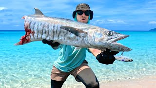 Survival Catch and Cook on Monster Fish Island Day 3 [upl. by Aynodal]