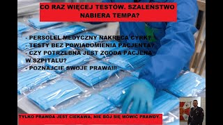 Szaleństwo w szpitalach i przychodniach się rozpędza Zapowiedź pisma dla mundurowych [upl. by Eirok]