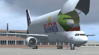 AIRBUS  A Day at Hamburg FSX [upl. by Attelahs]