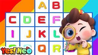 Where are the ABCs  ABC Song  Alphabet Songs  Nursery Rhymes amp Kids Songs  Yes Neo [upl. by Bettye717]