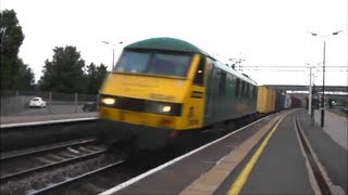 Trains at Wolverton WCML  110713 [upl. by Rodablas]