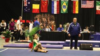 Flavia Saraiva  Floor  2014 WOGA Classic [upl. by Eustache]