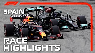 Race Highlights  2021 Spanish Grand Prix [upl. by Immas]