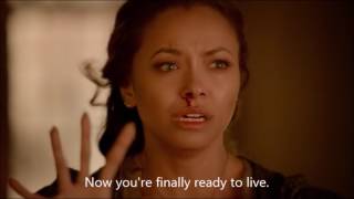 quotYoure not alonequot scene  The Vampire Diaries finale 08x16 Bonnie stops the hellfire [upl. by Gnos930]